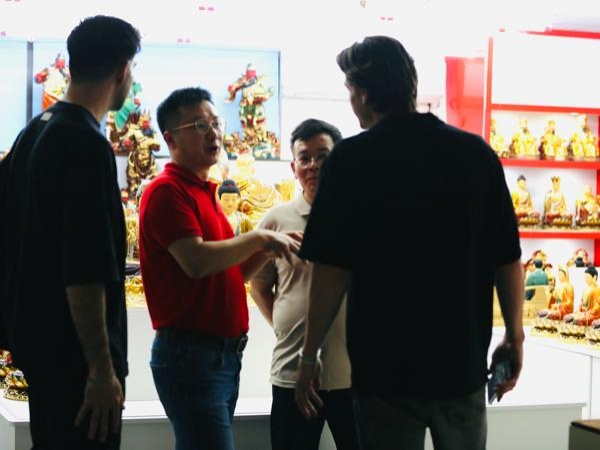 European Artisans Discover Zen in Bronze ar our Bronze Zen Showroom