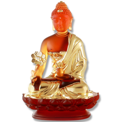 Transparent Polyresin Buddha Statue