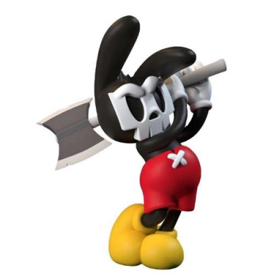 PVC Vinyl Figure - Mickey with Mr.Bone face 