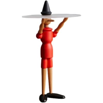 Wood Pinnochio Cornner Table 