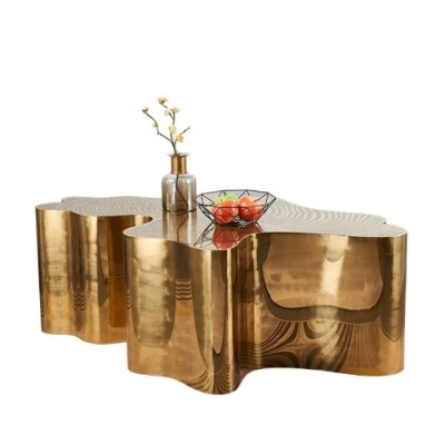 Gold Stainless Steel Table 