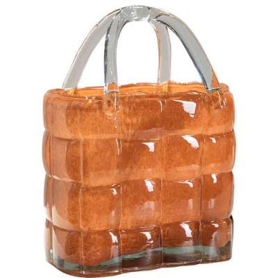 Glass Handbag Vase